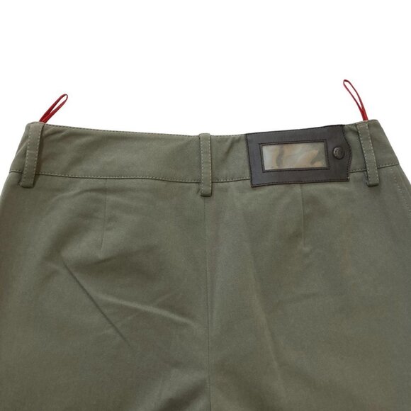 Vintage PRADA SPORT Army Green Straight Leg Utility Cargo Pants Y2K - Picture 8 of 12